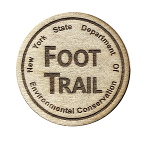 Foot Trail Wood Magnet