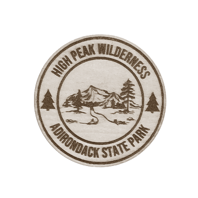 High Peak Wilderness Wood Magnet