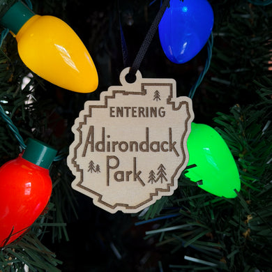 Entering Adirondack Park Ornament!