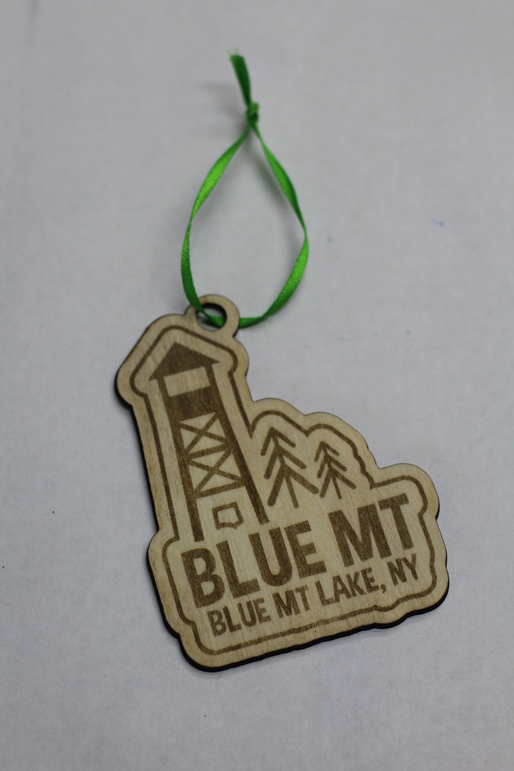 Blue MT Firetower Ornament