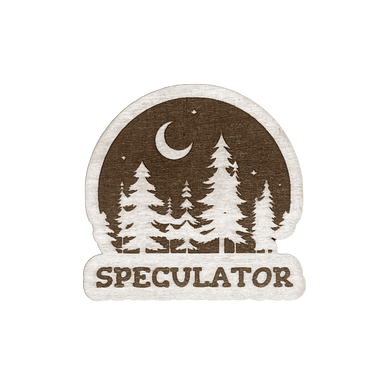 Speculator Night Wood Magnet