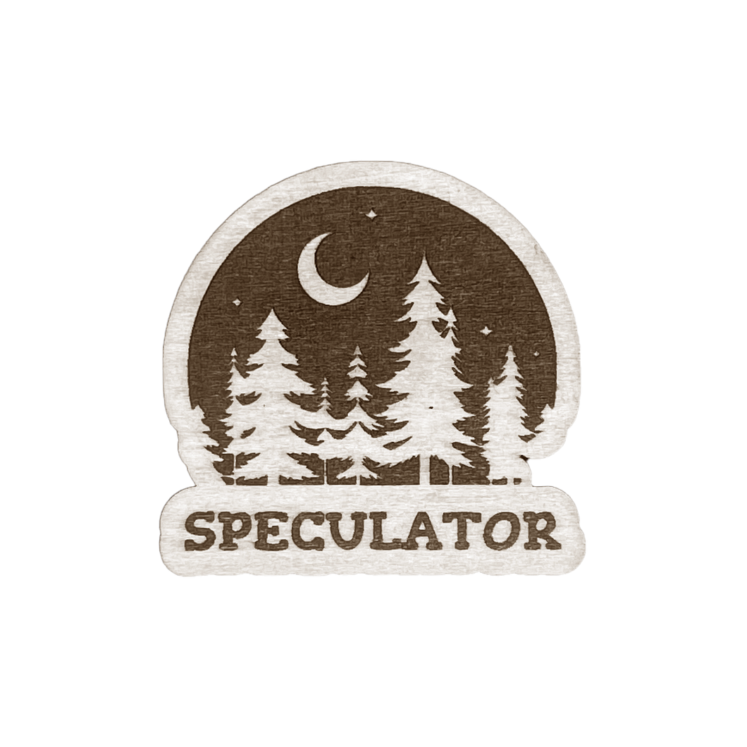 Speculator Night Wood Magnet