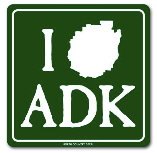 I Love ADK Sticker!