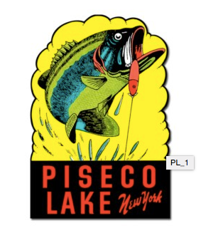 Piseco Lake Bass Sticker!